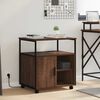 vidaXL Office Cabinet with Charging Station Brown oak 61 x 46 x 67 cm