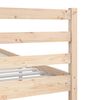 vidaXL Bed Frame without Mattress 150x200 cm King Size King Size Solid Wood