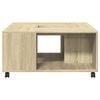 vidaXL Coffee Table Sonoma Oak 80x80x40 cm Engineered Wood