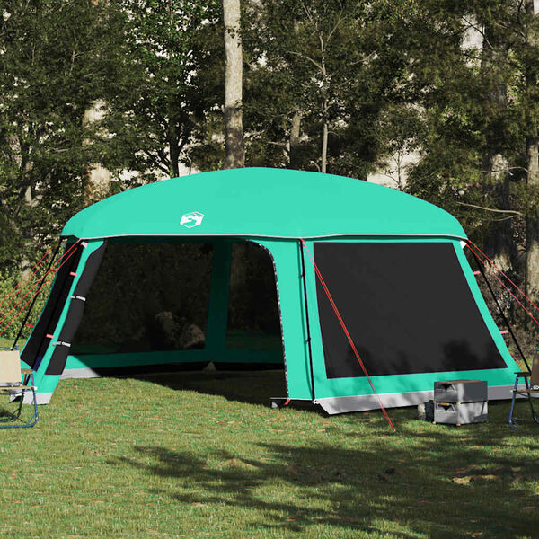 vidaXL Pool Tent with Removable Fly & Mesh Walls Sea Green 670x590 cm