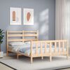 vidaXL Bed Frame without Mattress 120x200 cm Solid Wood Pine