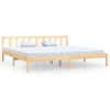 vidaXL Bed Frame without Mattress Solid Wood Super King Size