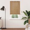 vidaXL Roller Blind with Curtains Manual Brown 80 x 220 cm Bamboo