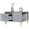 vidaXL Coffee Table Grey Sonoma 55x55x36.5 cm Engineered Wood
