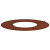 vidaXL suitable for Flat Tree Ring Brown &Oslash;30 / 60 cm Weathering Steel