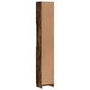 vidaXL Bathroom Cabinet Smoked Oak 32x25.5x190 cm Engineered Wood