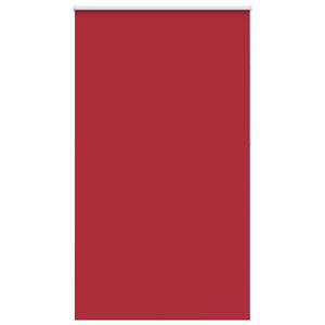 vidaXL Roller Blind Blackout Red 135x210 cm Fabric Width 131.6 cm Polyester