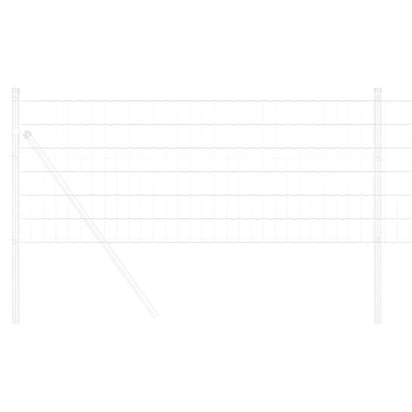 vidaXL Euro Fence 0.8 x 25 m PVC-coated iron