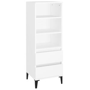 vidaXL Highboard White 40x36x110 cm Engineered Wood