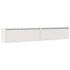vidaXL Wall Cabinets 2 pcs White 100x30x35 cm Solid Wood Pine