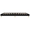 vidaXL Bed Frame without Mattress Black 200x200 cm Engineered Wood