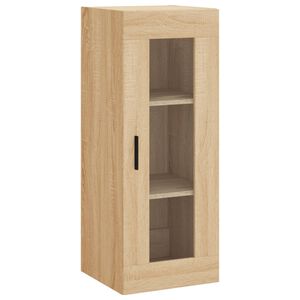 vidaXL Wall Mounted Cabinet Sonoma Oak 34,5x34x90 cm