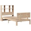 vidaXL Bookcase Bed without Mattress 90x200cm Solid Wood Pine