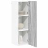 vidaXL Hanging Cabinet Grey Sonoma 30 x 31 x 100 cm Engineered Wood