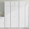 vidaXL Highboard White 70x42,5x185 cm Engineered Wood