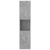 vidaXL Bathroom Cabinet Concrete Grey 30x30x130 cm Engineered Wood