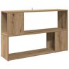 vidaXL Book Cabinet Artisan Oak 100x24x63 cm Engineered Wood