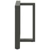 vidaXL Dining Table Legs T-Shaped 2 pcs Anthracite 80x35x(72-73) cm Steel