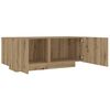 vidaXL Bedside Cabinet Artisan Oak 100x35x40 cm Engineered Wood