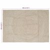 vidaXL Area Rugs Rectangular Natural and White 140 x 200 cm Jute