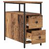 vidaXL Bedside Cabinet Old wood 30 x 60 x 60 cm Engineered wood
