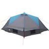 vidaXL Teepee Tent with Roof Blue and Grey 388 x 320 x 169 cm