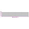 vidaXL Rug Rectangular Brown60x400 cm Bamboo
