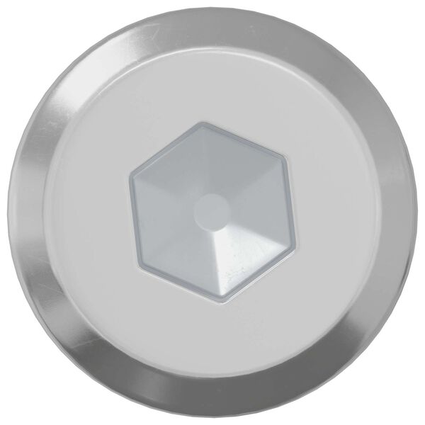 vidaXL Lock Screw Plain 12 pcs Silver M6 x 30 mm Steel