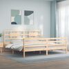 vidaXL Bed Frame without Mattress 200x200 cm Solid Wood