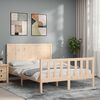 vidaXL Bed Frame without Mattress 120x200 cm Solid Wood Pine