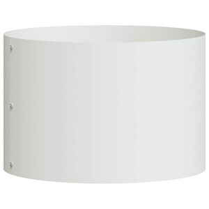 vidaXL Garden Planter White 30 x 30 x 20 cm Cold-rolled Steel