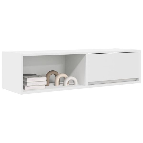 vidaXL TV Cabinet White 100x31x25.5 cm Engineered Wood