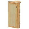 vidaXL Wall-mounted Corner Cabinet 45x28x60 cm Solid Oak Wood