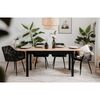 Finori Extendable Dining Table Coburg 120 Artisan Oak and Black