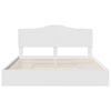 vidaXL Storage Bed with Headboard White 200 x 200 cm Engineered Wood