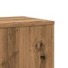 vidaXL Plant Stands 2 pcs Artisian Oak 33x33x100 cm Engineered Wood