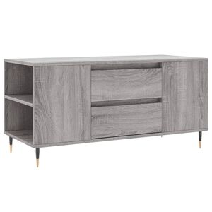 vidaXL Coffee Table Grey Sonoma 102x44.5x50 cm Engineered Wood