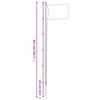 vidaXL Sectional Flagpole Silver 6.08 m Aluminium