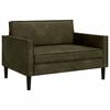 vidaXL XXL Armchair Army Green Faux Suede Leather