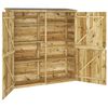 vidaXL Garden Tool Shed 163x50x171 cm Solid Wood Pine
