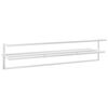 vidaXL Towel Rack White 95x25x22 cm Iron