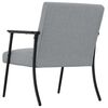 vidaXL Armchair Light Grey 59 x 75 x 78 cm Fabric