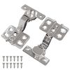 vidaXL Hinge 2 pcs Nickel 85 x 52.5 x 9.5 mm Iron