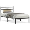 vidaXL Bed Frame without Mattress Sonoma Oak 90x200 cm Engineered Wood