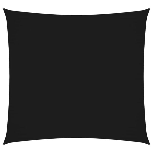 vidaXL Sunshade Sail Oxford Fabric Square 7x7 m Black