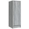 vidaXL Shoe Cabinet Grey Sonoma 32x35x92 cm Engineered Wood