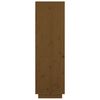 vidaXL Highboard Honey Brown 74x35x117 cm Solid Wood Pine
