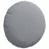 vidaXL Seat Cushions 2 pcs Light Grey &Oslash;30 x 13 cm Fabric