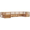 vidaXL Outdoor Sofa Set 7 pcs Natural
