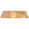 vidaXL Table Top 90x90x3.8 cm Square Solid Wood Mango